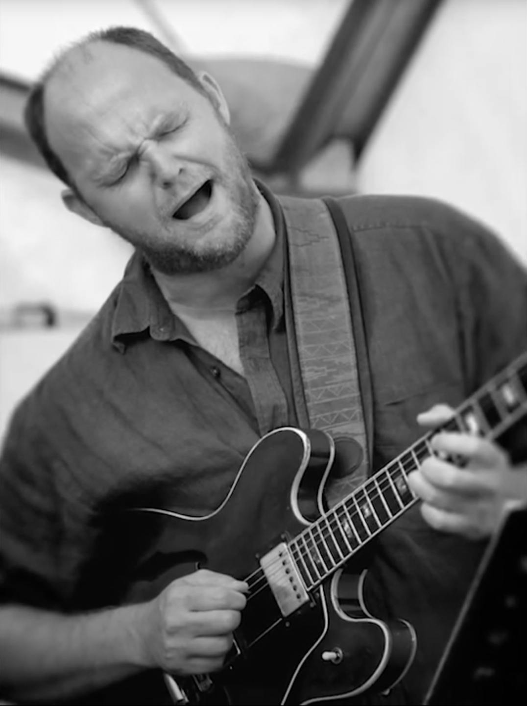 Mike Walker playing guitar